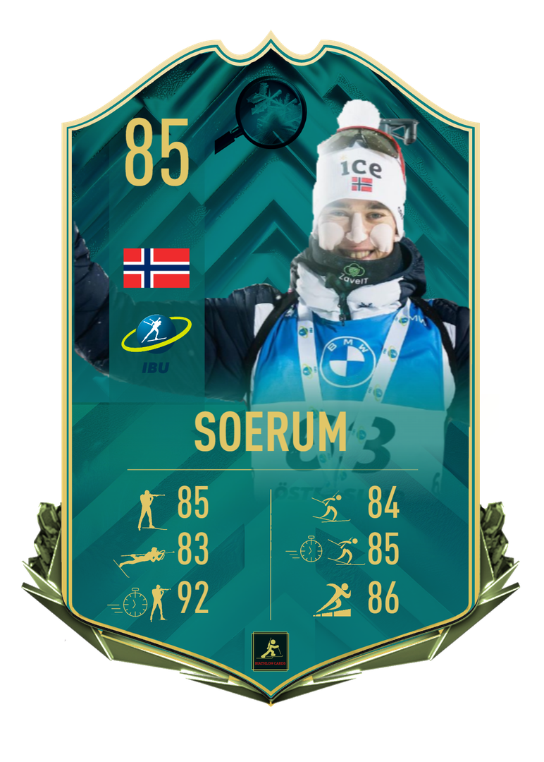 Vebjoern Soerum - Should be Watched for 2023/2024 Season - Biathlon Cards